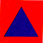 Figure 4 : Triangle bleu sur fond orange